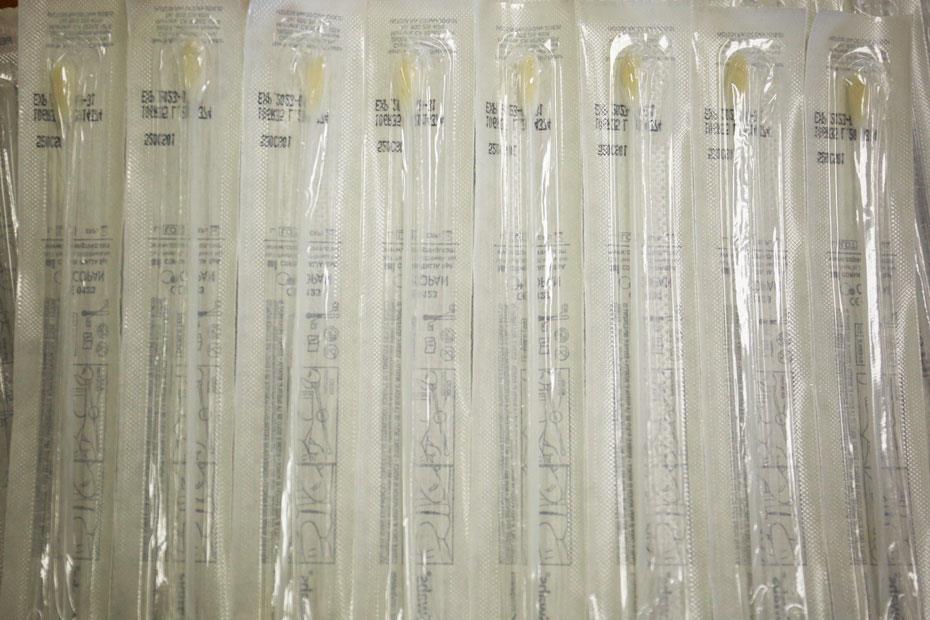 Специальные стерильные палочки для сбора образцов